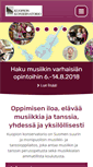 Mobile Screenshot of kuopionkonservatorio.fi